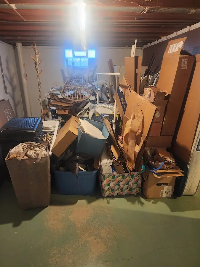 Roll-off dumpster container at job site for Concrete Dumpster Rental in Troutdale